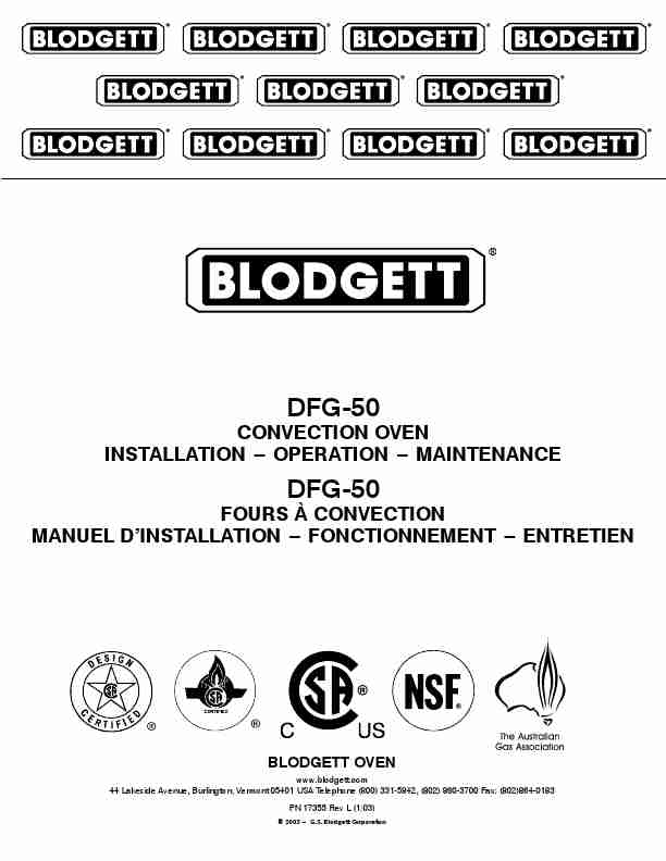 Blodgett Convection Oven DFG-50-page_pdf
